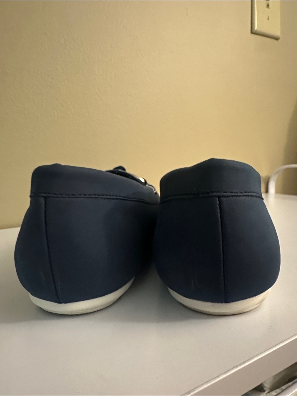 Navy Slip-On Moccasin Loafers - Picture 6 of 6